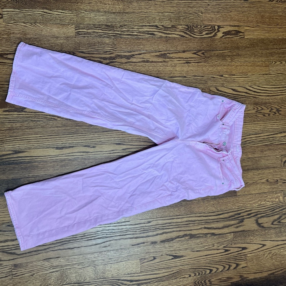 Pink women’s jeans